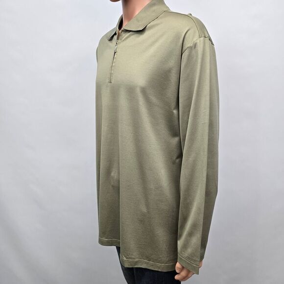 NWOT Visconti Sport Half / Quarter Zip Polo Sweater Made in Italy Men XXL 2XL - Picture 6 of 13